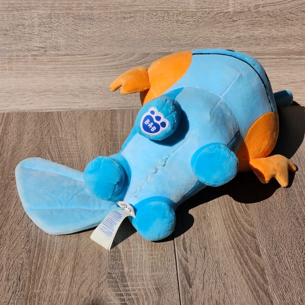 Build-A-Bear Pokemon Mudkip Plush 13 Inch Blue Orange Stuffed Animal Hoenn Water